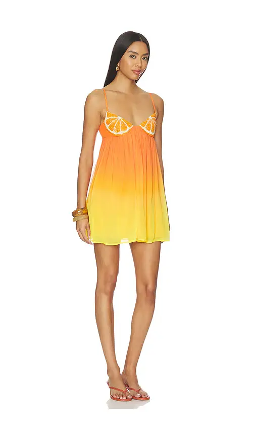 Leslie Amon Citrus Sequin Mini Dress | Thumbnail 2 Leslie Amon Citrus Sequin Mini Dress | Thumbnail 2