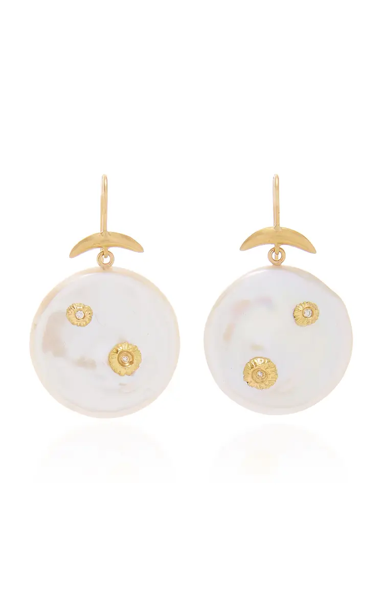 Annette Ferdinandsen Pearl Luna Earring | Thumbnail 4 Annette Ferdinandsen Pearl Luna Earring | Thumbnail 4