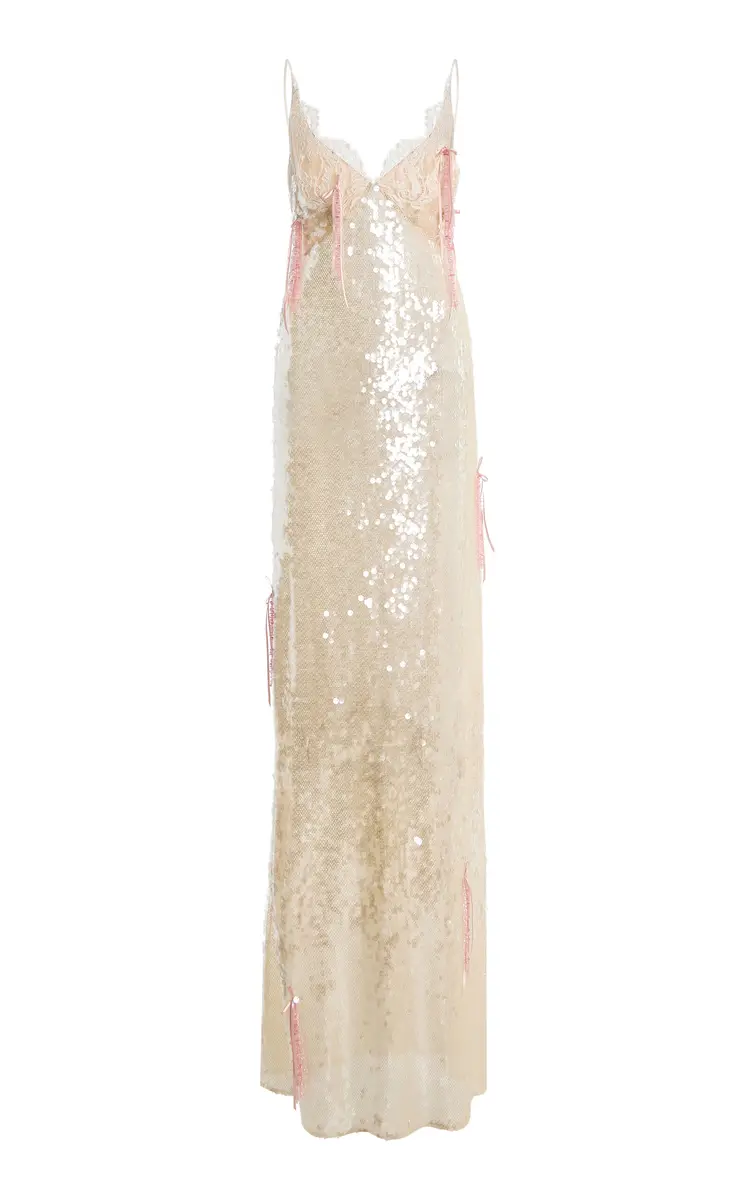 Wiederhoeft Exclusive Paillette Maxi Dress | Thumbnail 4