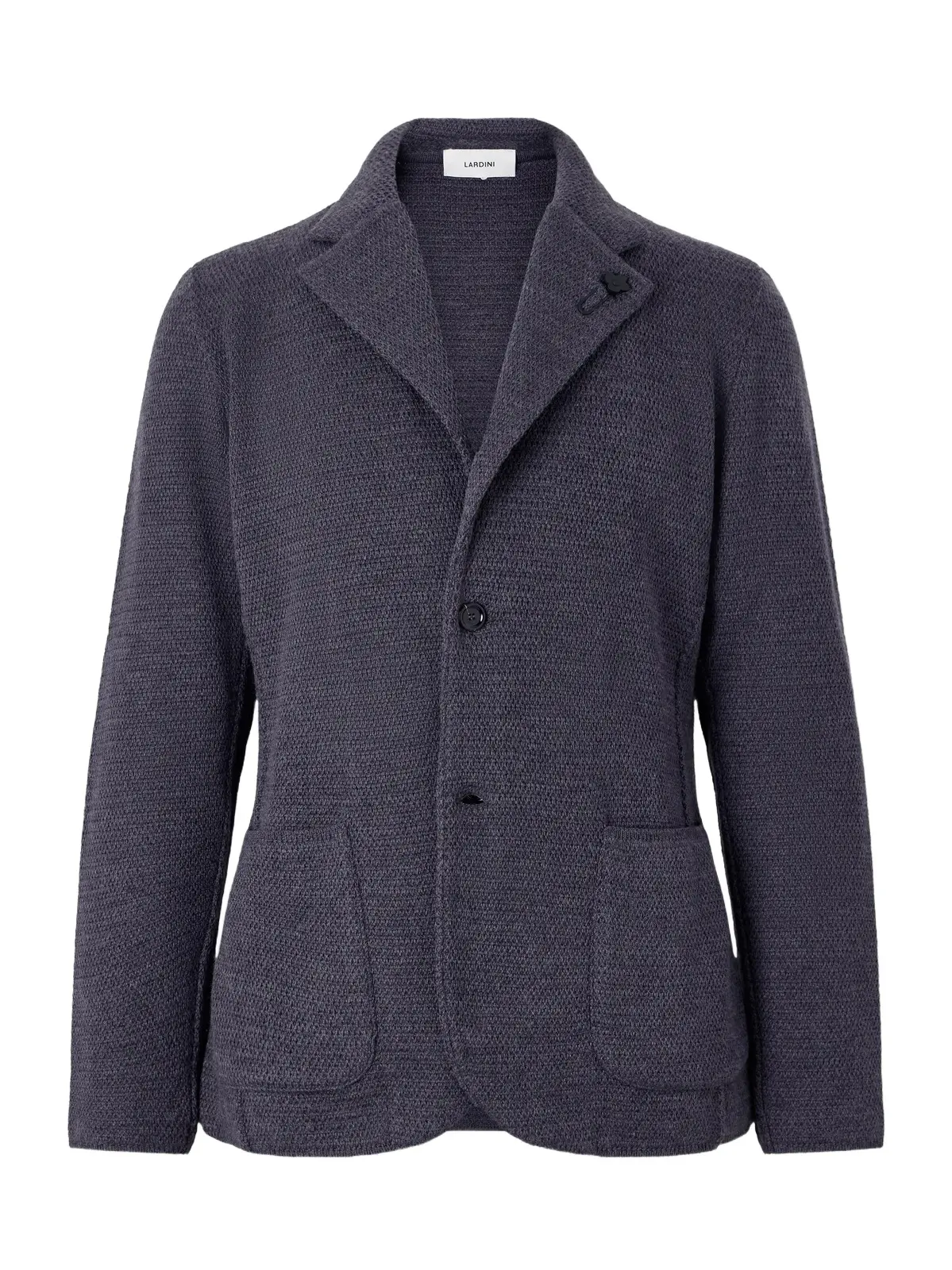 Knitted Virgin Wool Blazer - Men Knitted Virgin Wool Blazer - Men