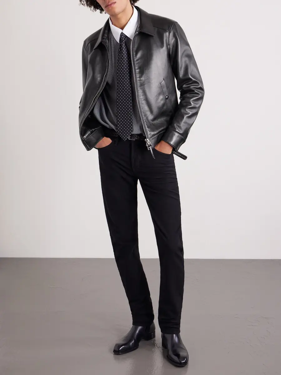 Tom Ford Slim-Fit Leather Jacket - Men | Thumbnail 2
