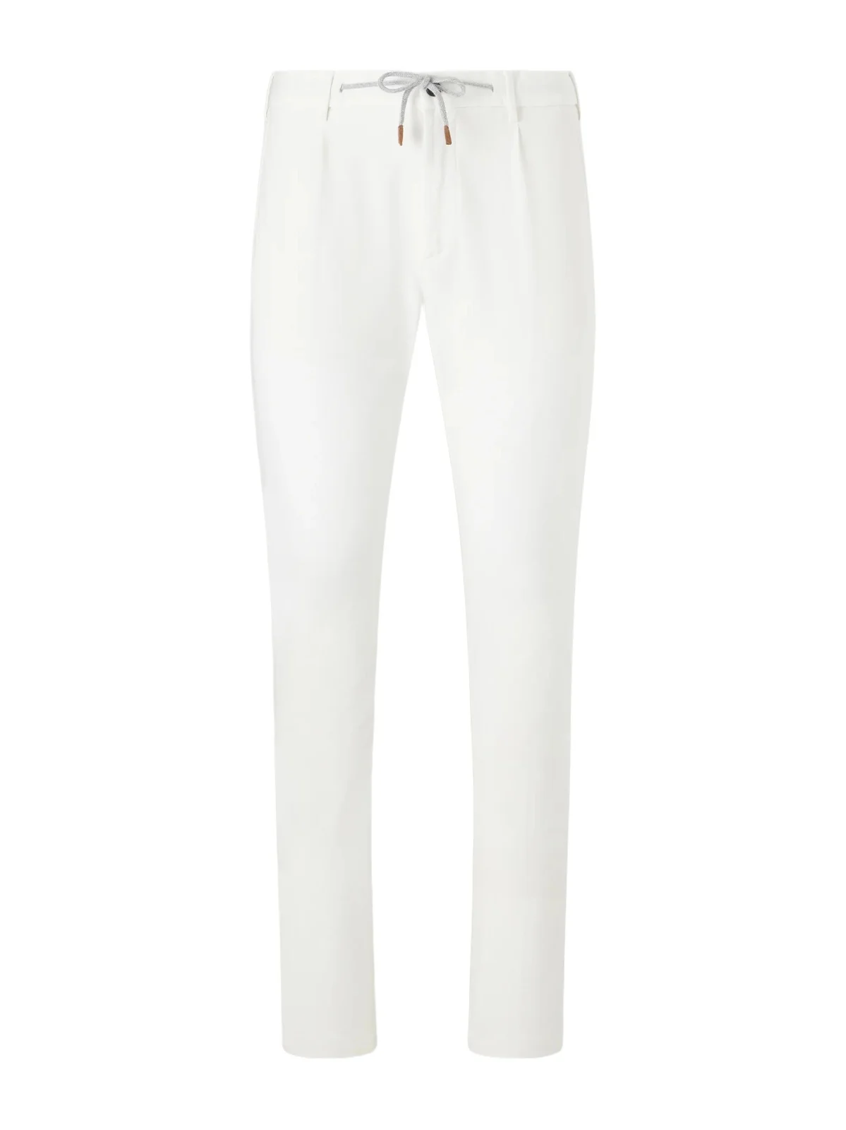 Straight-Leg Cotton-Blend Trousers - Men Straight-Leg Cotton-Blend Trousers - Men