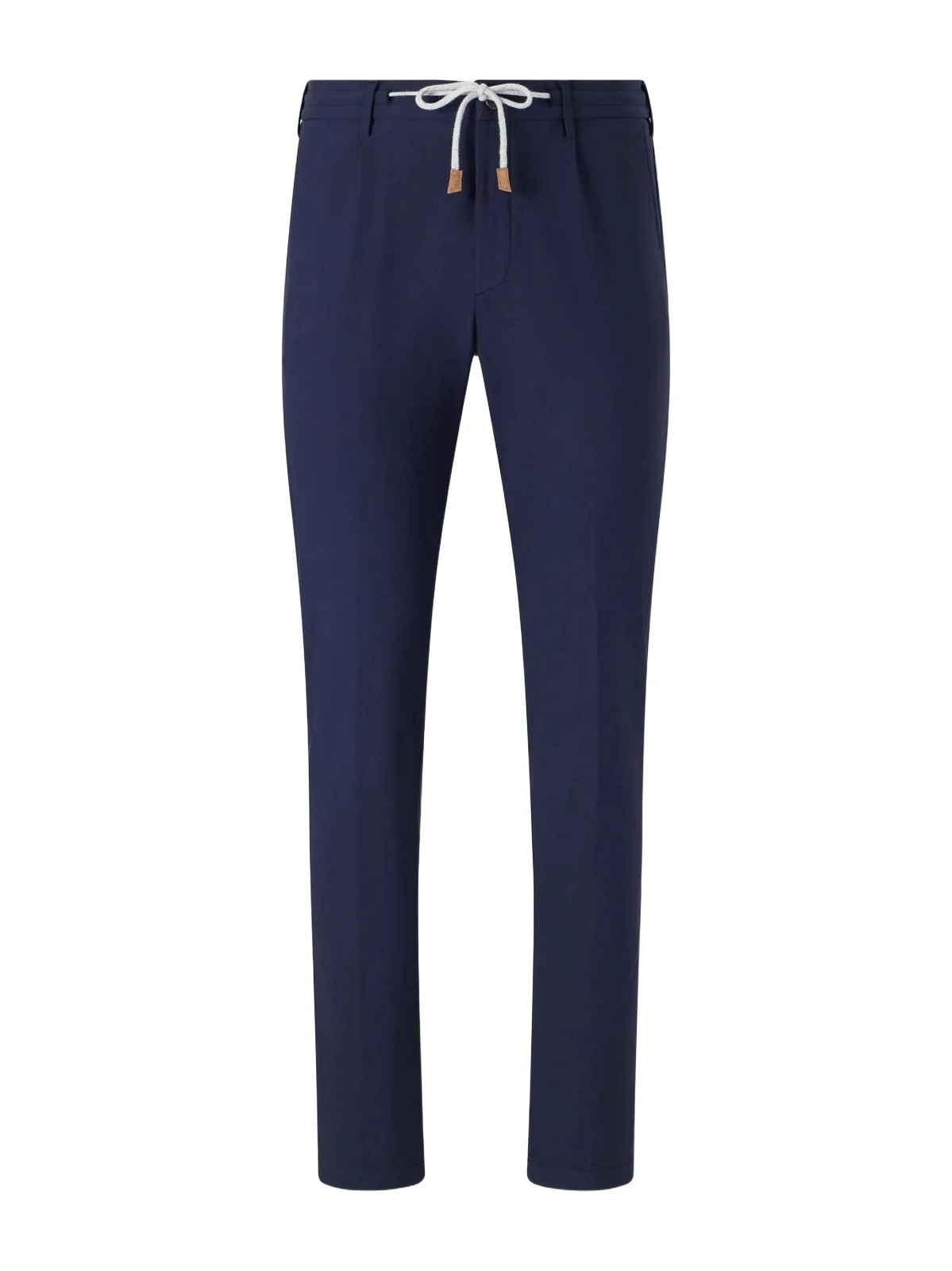Straight-Leg Cotton-Blend Trousers - Men