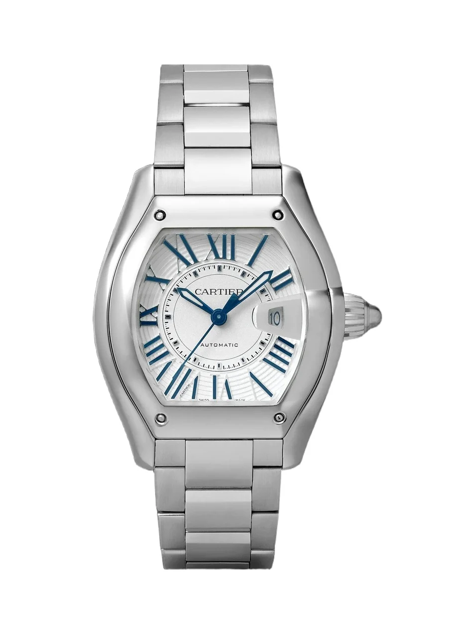 Cartier Roadster de Automatic Interchangeable Stainless Steel Watch, Ref. WSRD0019 - Men