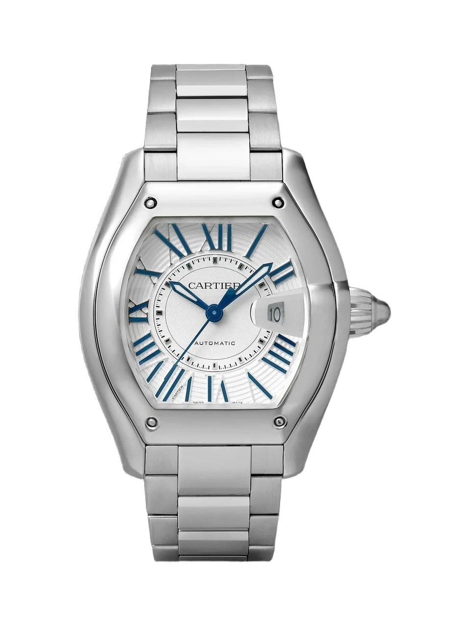 Cartier Roadster de Automatic Interchangeable Stainless Steel Watch, Ref. WSRD0020 - Men