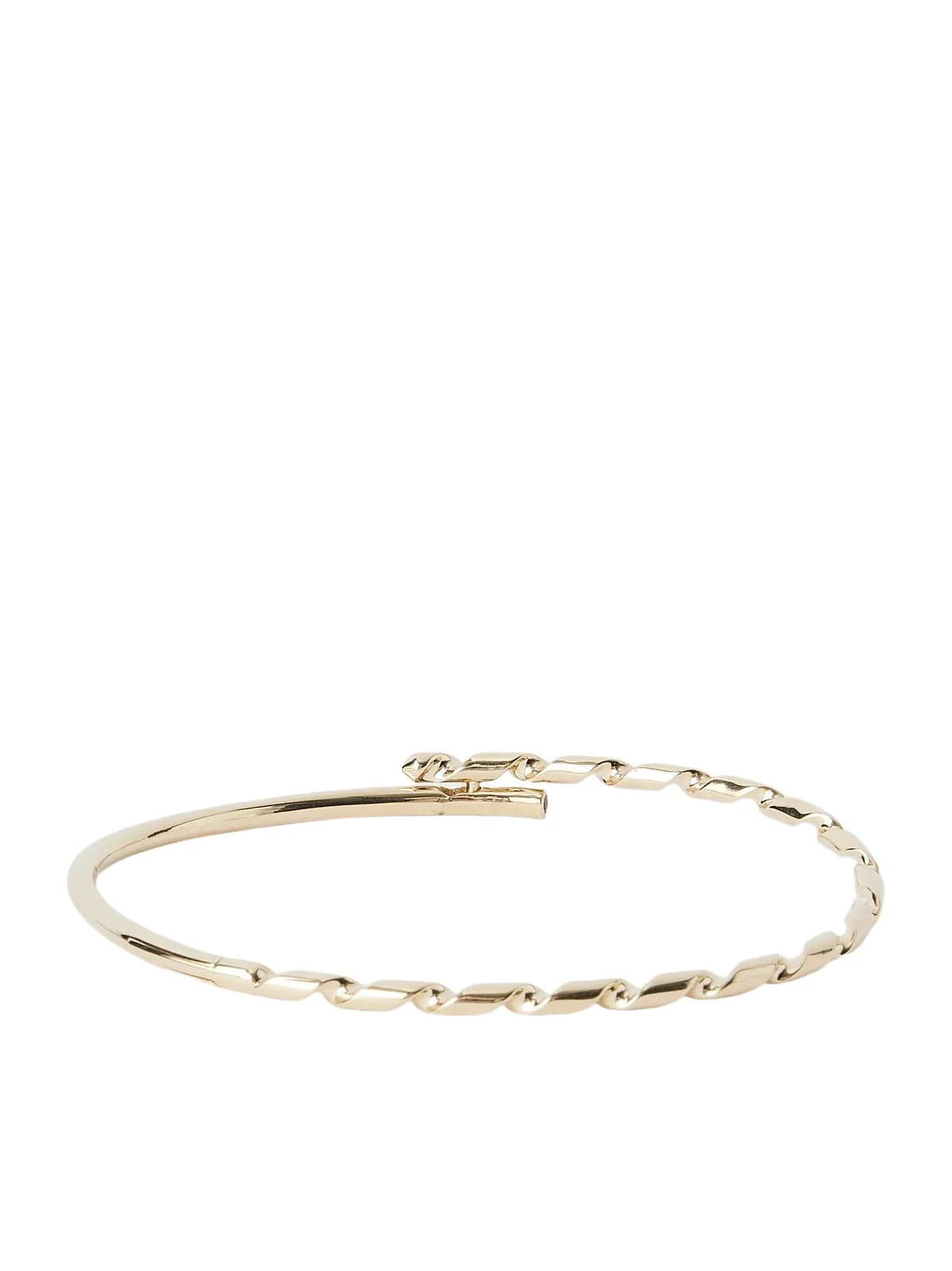 LUIS MORAIS Thin Drill Hardware 14-Karat Gold and Ruby Bracelet - Men