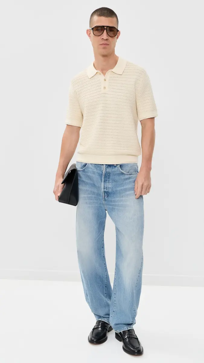 Madewell Short Sleeve Stitch Interest Polo | Thumbnail 5 Madewell Short Sleeve Stitch Interest Polo | Thumbnail 5