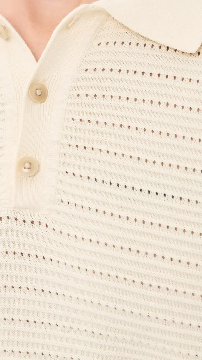 Madewell Short Sleeve Stitch Interest Polo | Thumbnail 6 Madewell Short Sleeve Stitch Interest Polo | Thumbnail 6