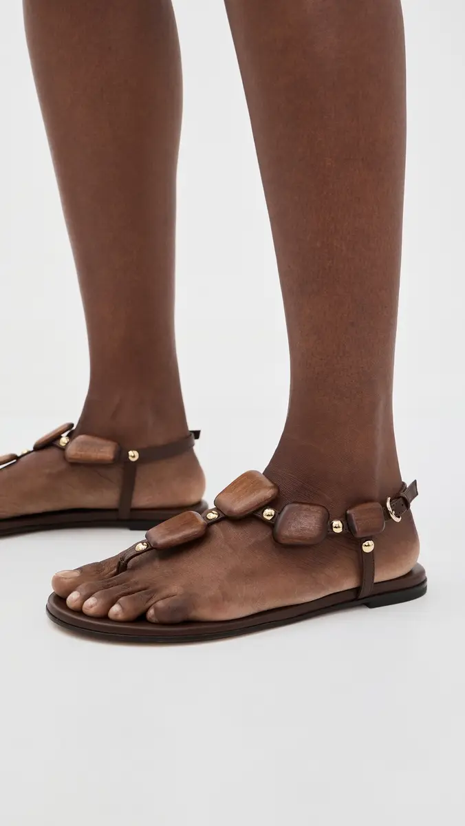Gianvito Rossi Nappa Sandals | Thumbnail 4 Gianvito Rossi Nappa Sandals | Thumbnail 4