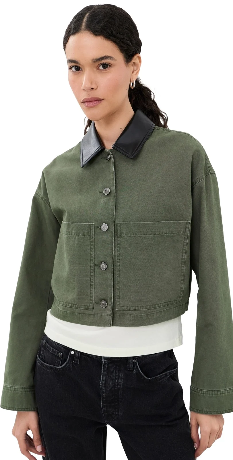 Anine Bing Army Green Yuma Jacket