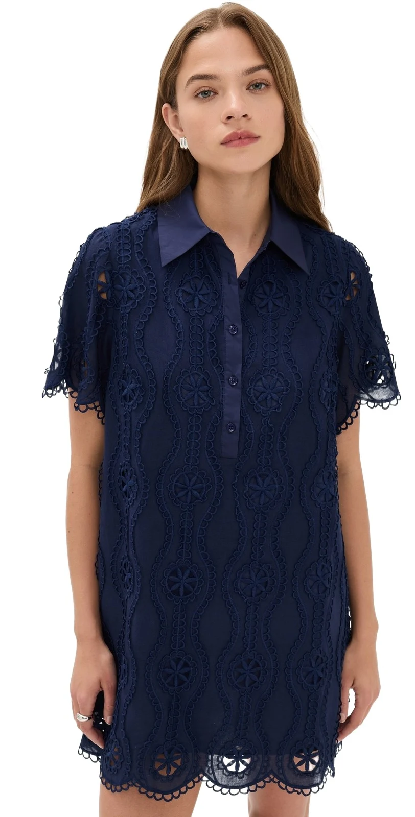 English Factory Navy Mini Dress