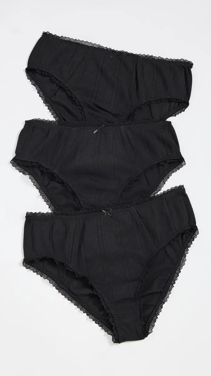 COUCOU The Cozy Briefs 3 Pack Black | Thumbnail 2