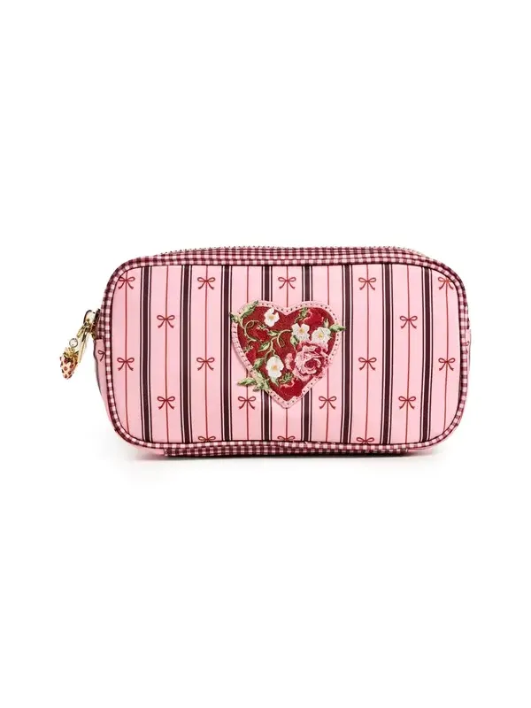 Agua Bendita x Stripe Bow Small Pouch Agua Bendita x Stripe Bow Small Pouch
