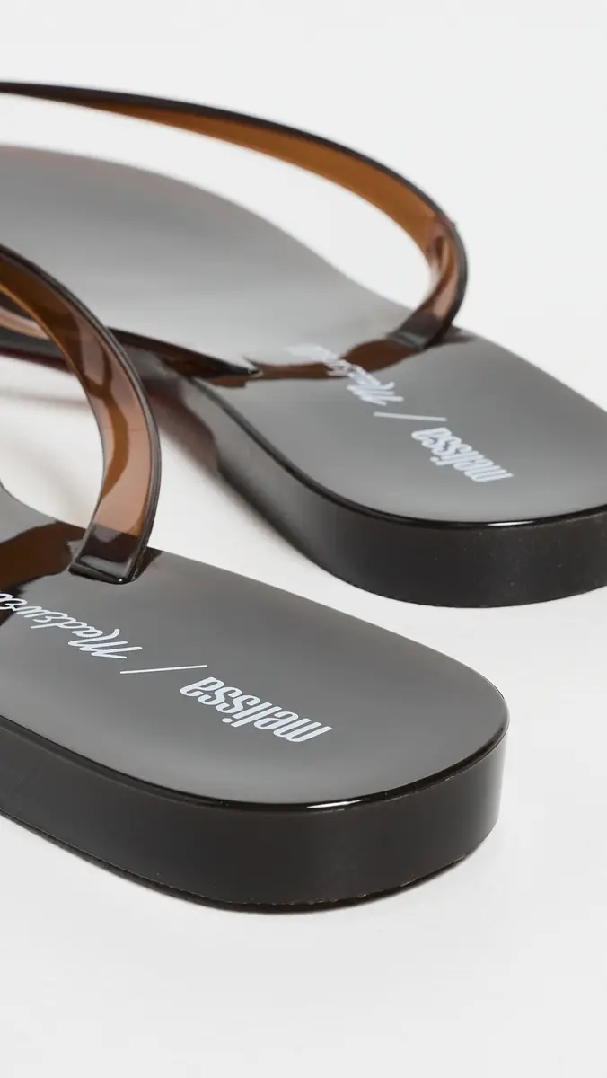 Madewell x Melissa Jelly Flip Flops Dark Brown | Thumbnail 4