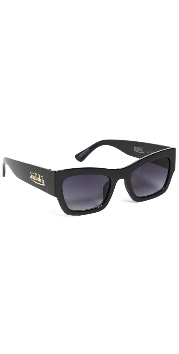 AIRE x Von Dutch Vendetta Sunglasses Black One Size | Image 1 AIRE x Von Dutch Vendetta Sunglasses Black One Size | Image 1