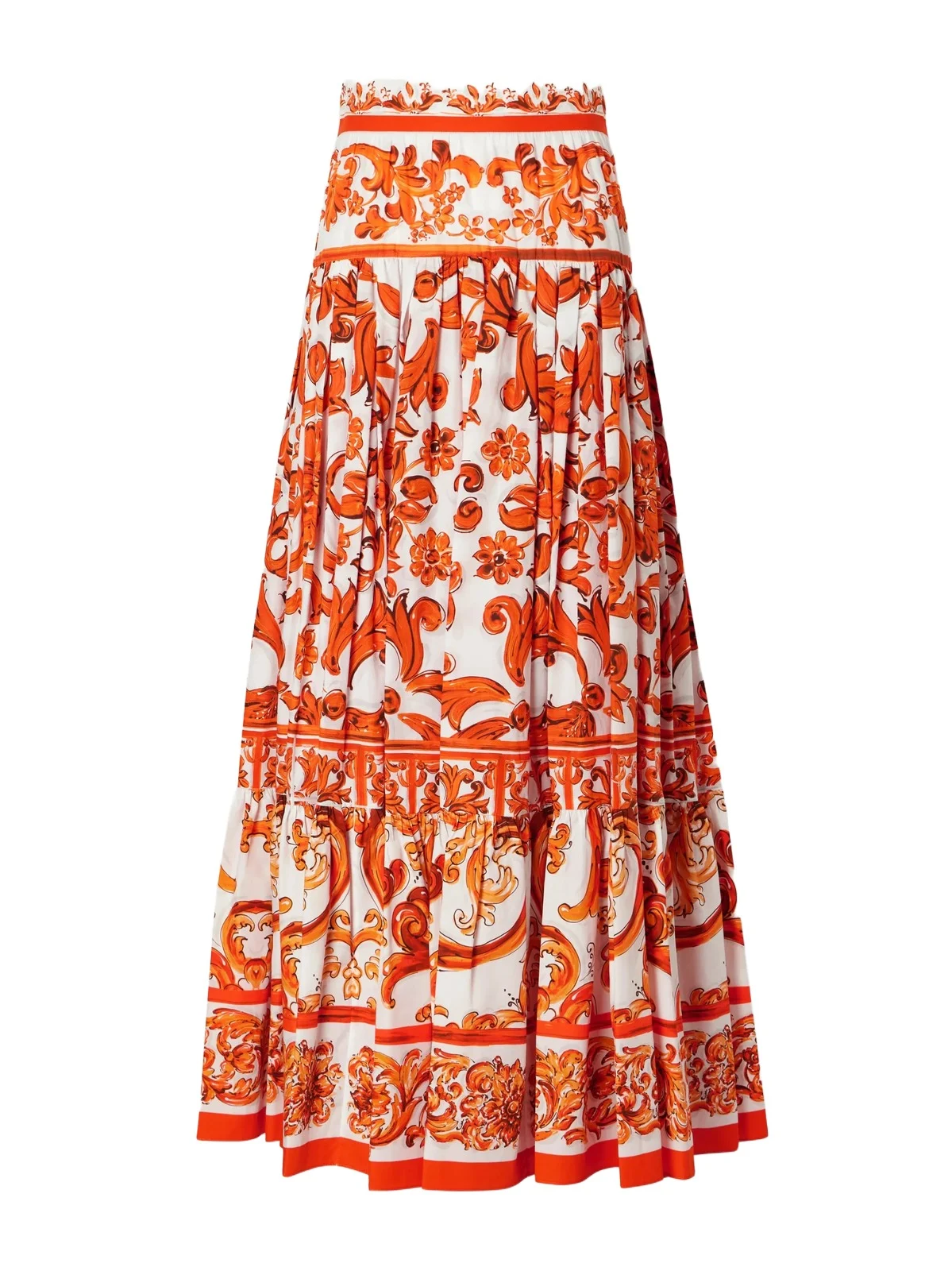 Printed Cotton-poplin Maxi Skirt Printed Cotton-poplin Maxi Skirt