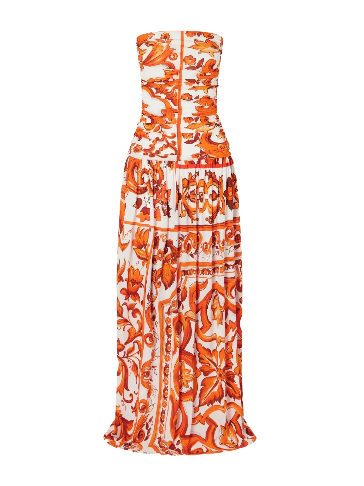 Printed Organza Maxi Dress Printed Organza Maxi Dress