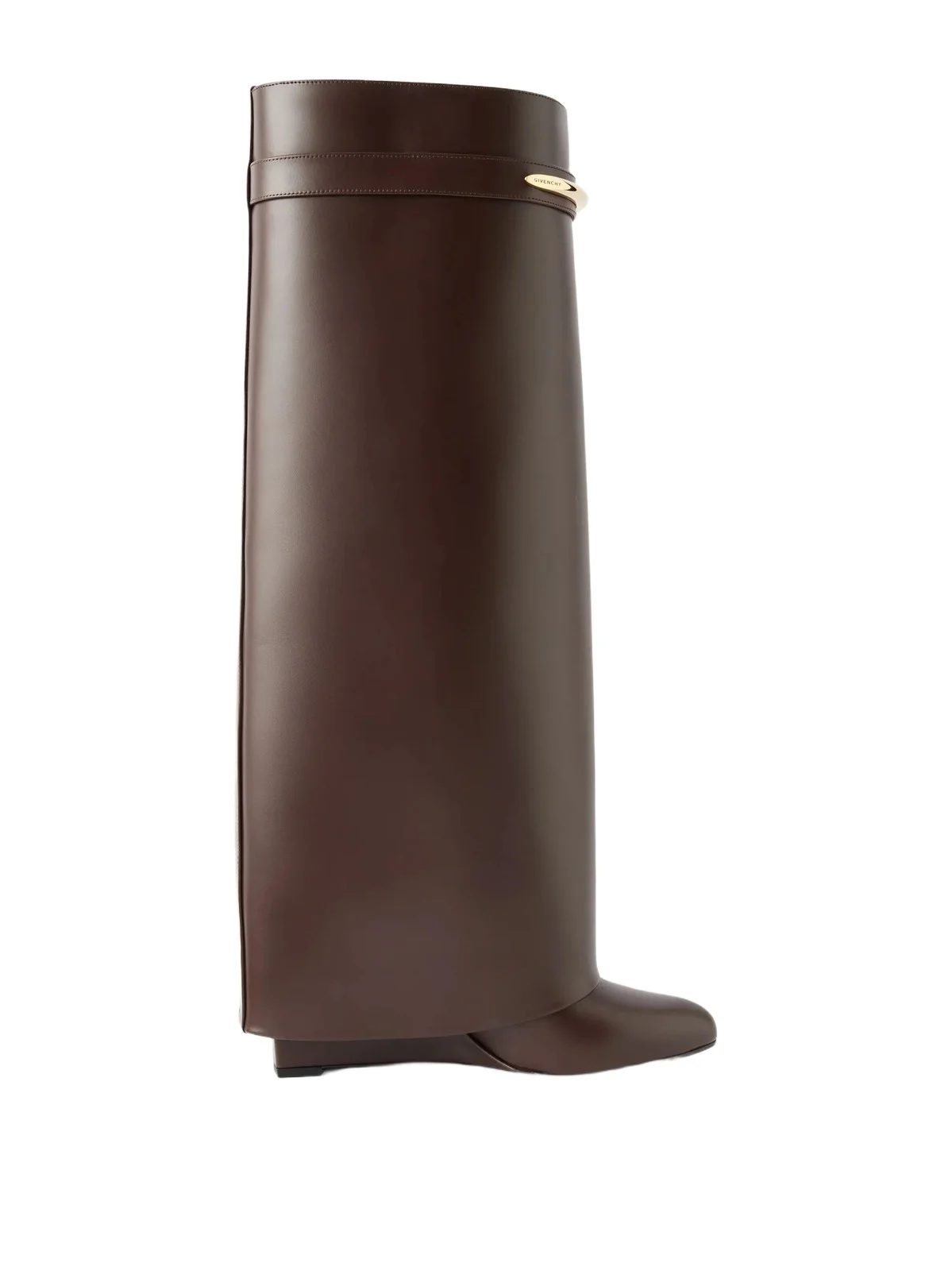 Shark Leather Knee Boots