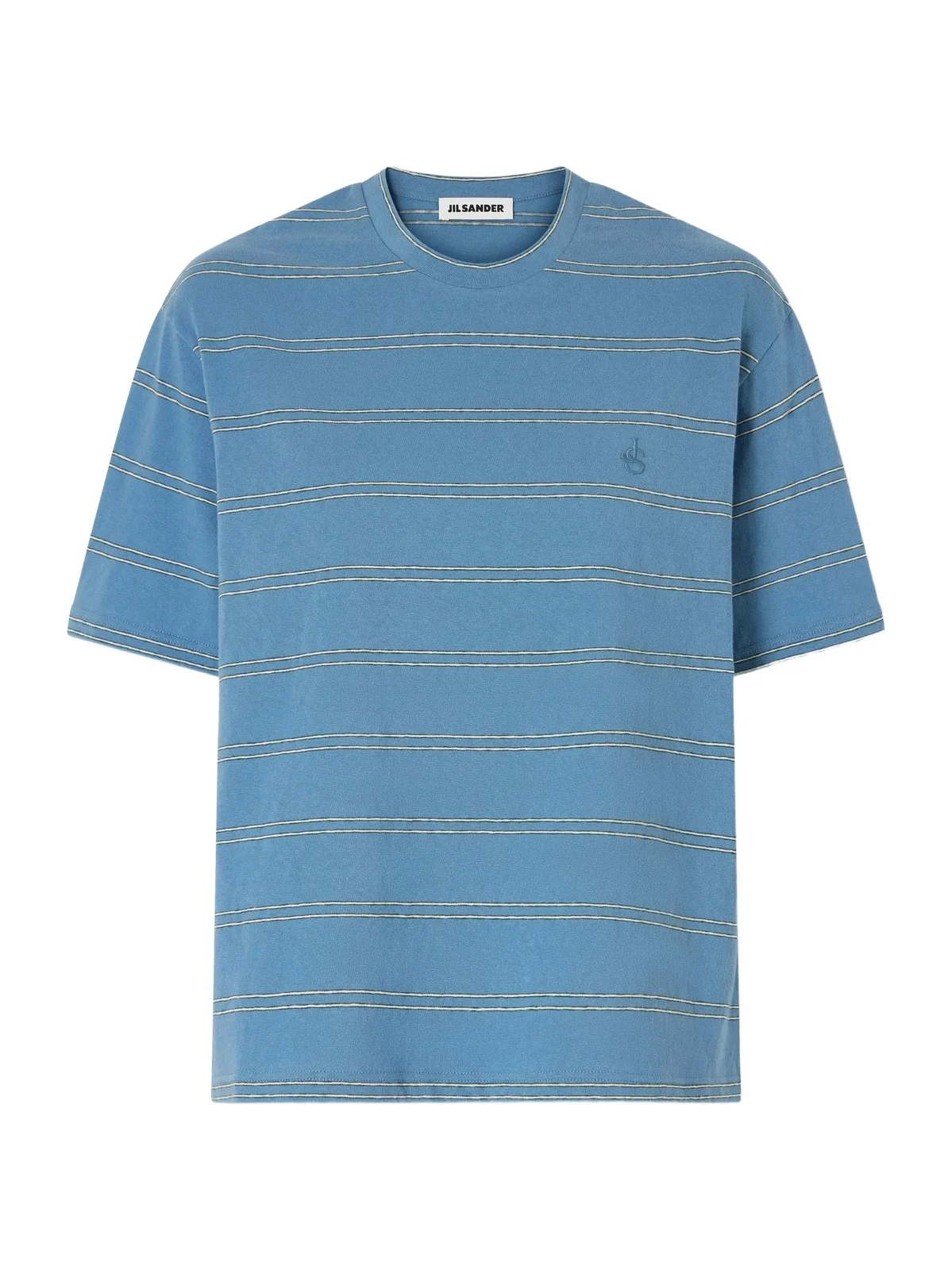 Jil Sander Logo-embossed Striped Cotton T-shirt
