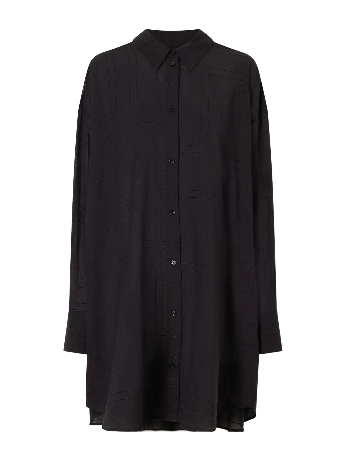 Organic Cotton And Lyocell-blend Shirt - Black Organic Cotton And Lyocell-blend Shirt - Black