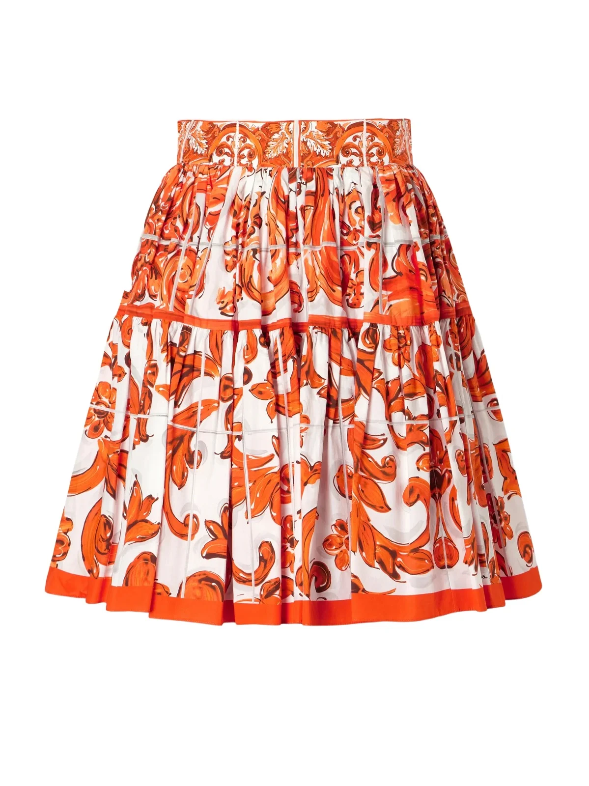 Printed Cotton-poplin Mini Skirt Printed Cotton-poplin Mini Skirt