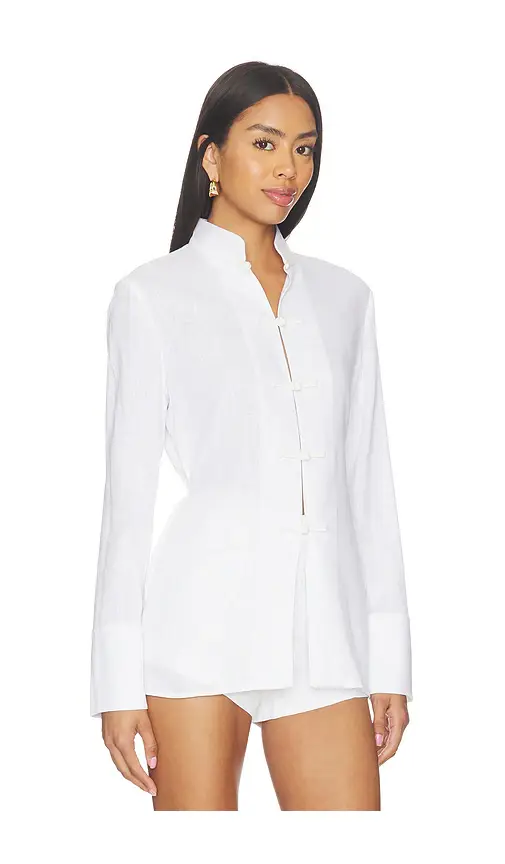 Sau Lee Martina Linen Top | Thumbnail 2 Sau Lee Martina Linen Top | Thumbnail 2