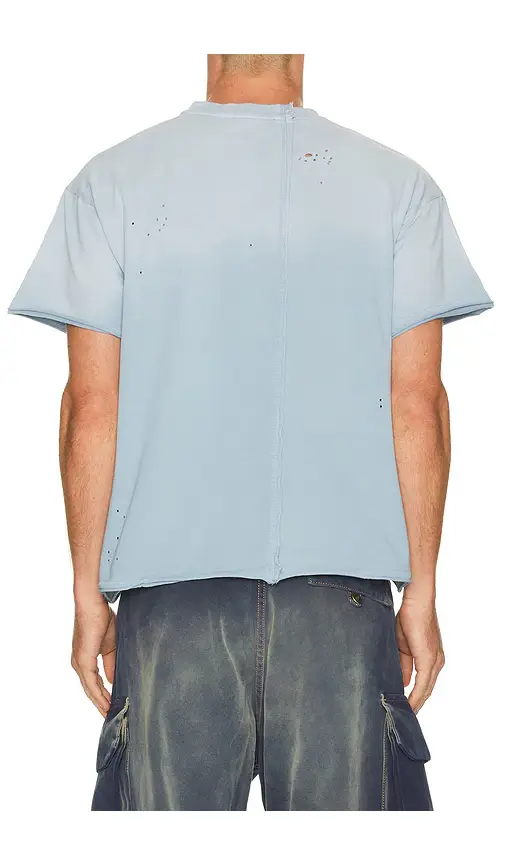 Jaded London Make Noise Spliced Frayed T-Shirt | Thumbnail 2