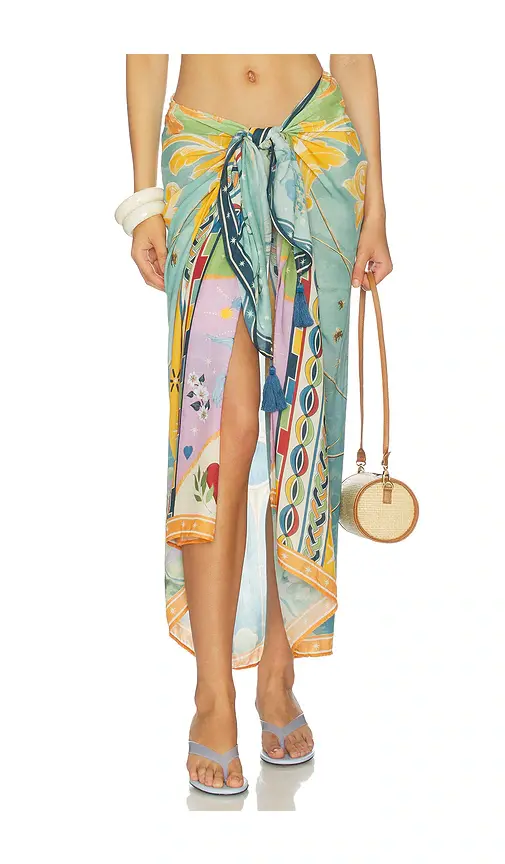 Agua Bendita Marine Solstice Sarong | Image 1 Agua Bendita Marine Solstice Sarong | Image 1