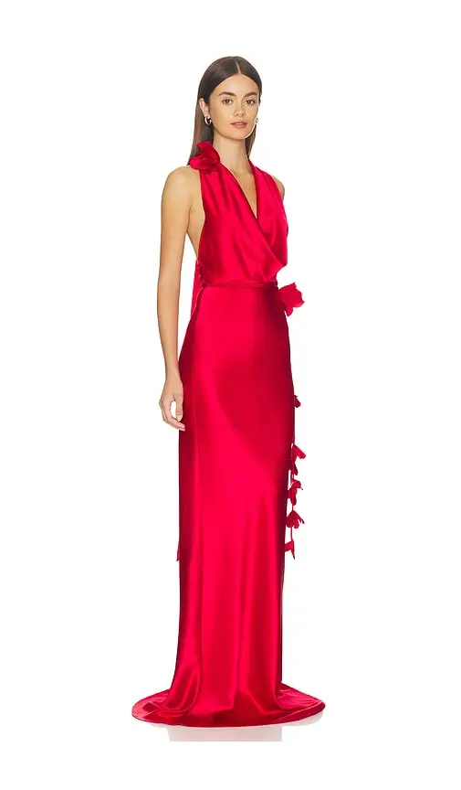 Sau Lee Delphine Satin Gown | Thumbnail 2 Sau Lee Delphine Satin Gown | Thumbnail 2