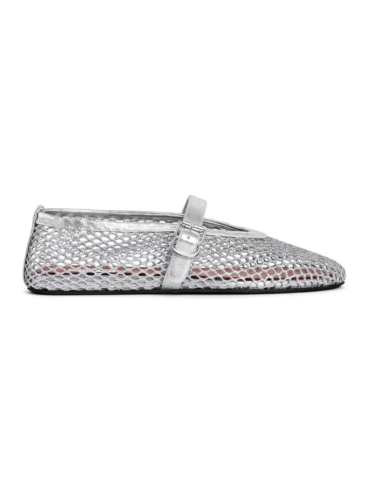 Fishnet Ballet Flats