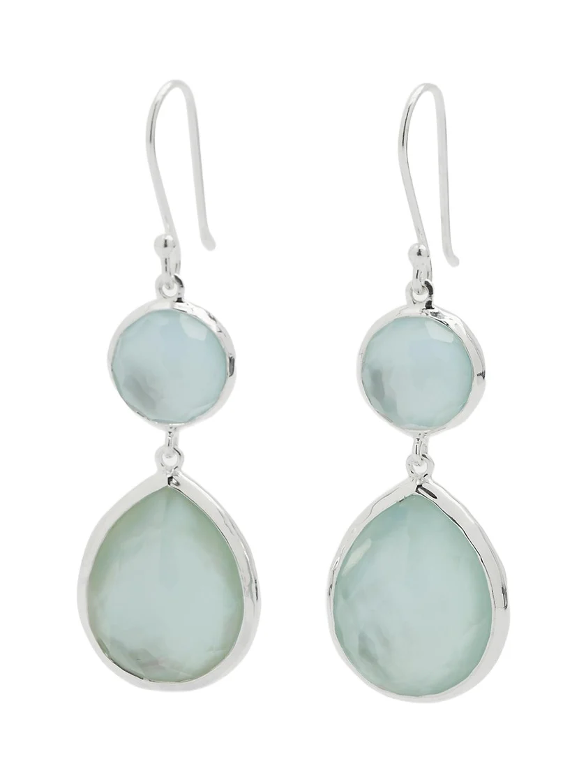 Ippolita Double Drop Earrings in Sterling Silver