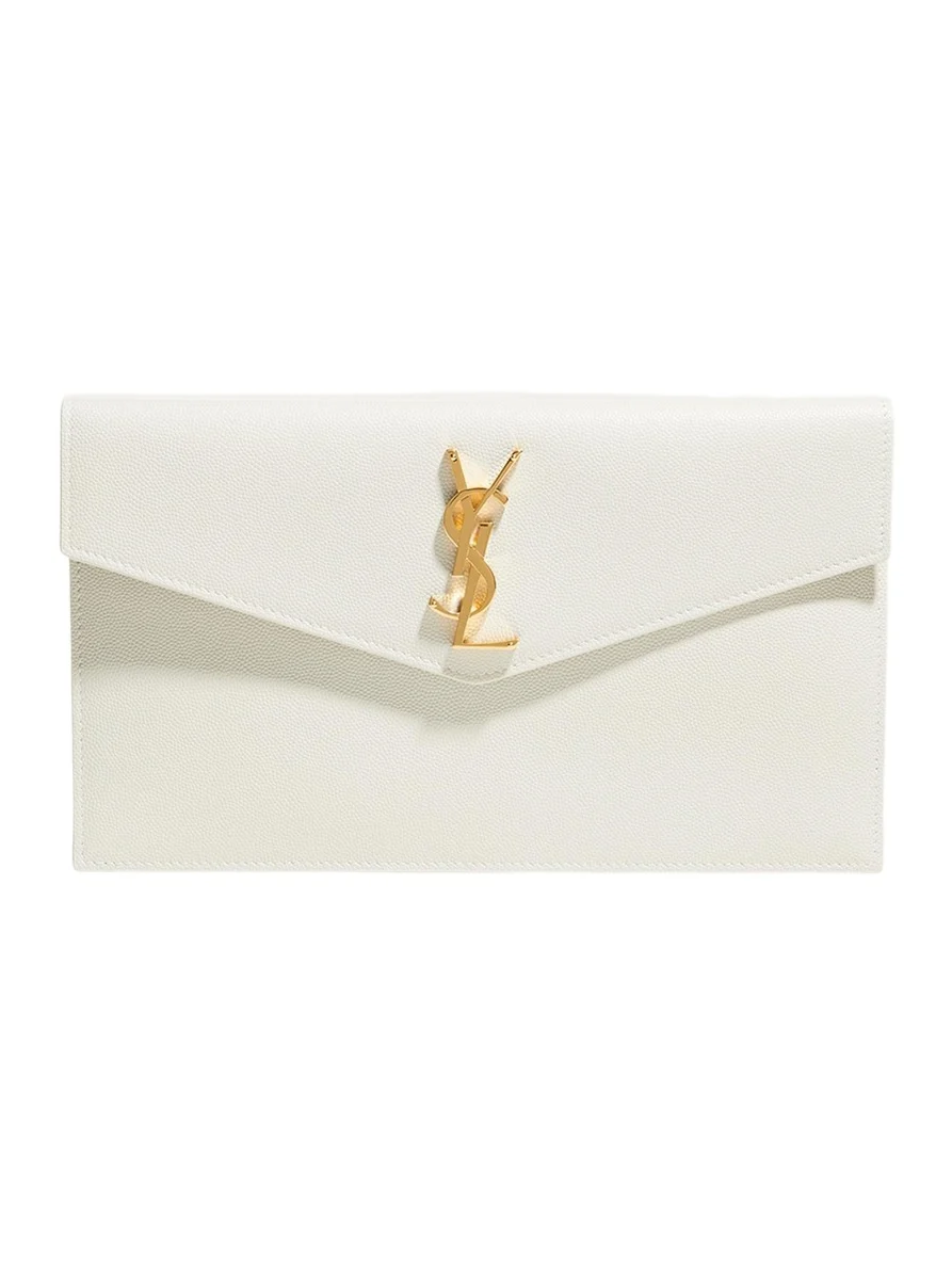 Uptown YSL Pouch in Grained Leather Uptown YSL Pouch in Grained Leather