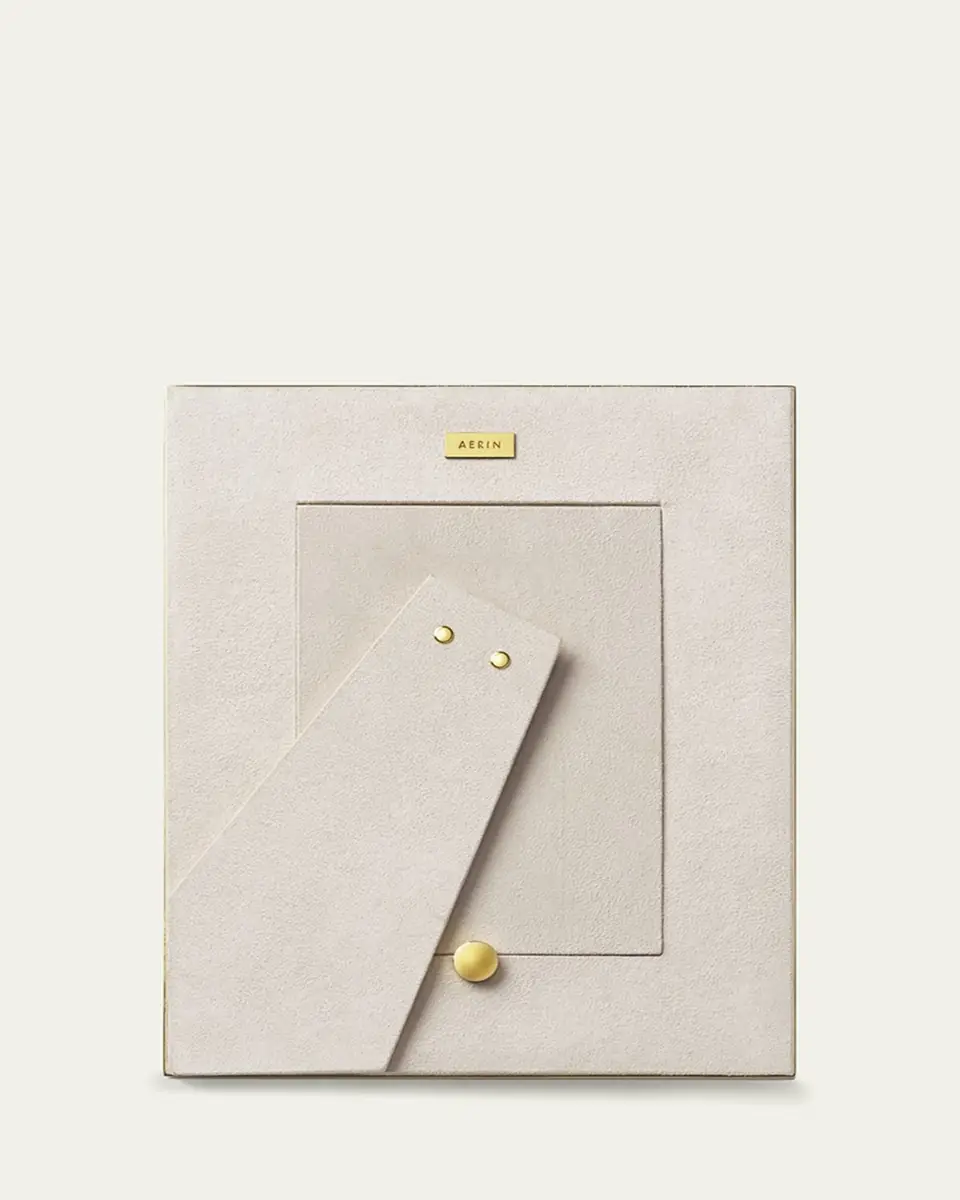 AERIN Colette Cane & Brass Frame, 5" x 7" | Thumbnail 3