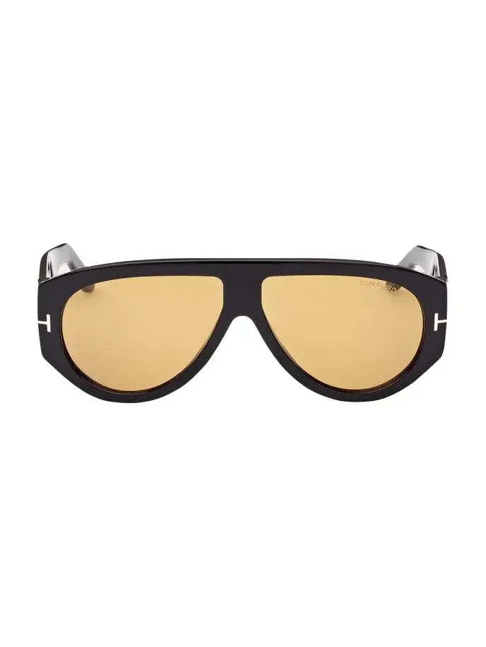 Bronson T-Monogram Round Acetate Sunglasses
