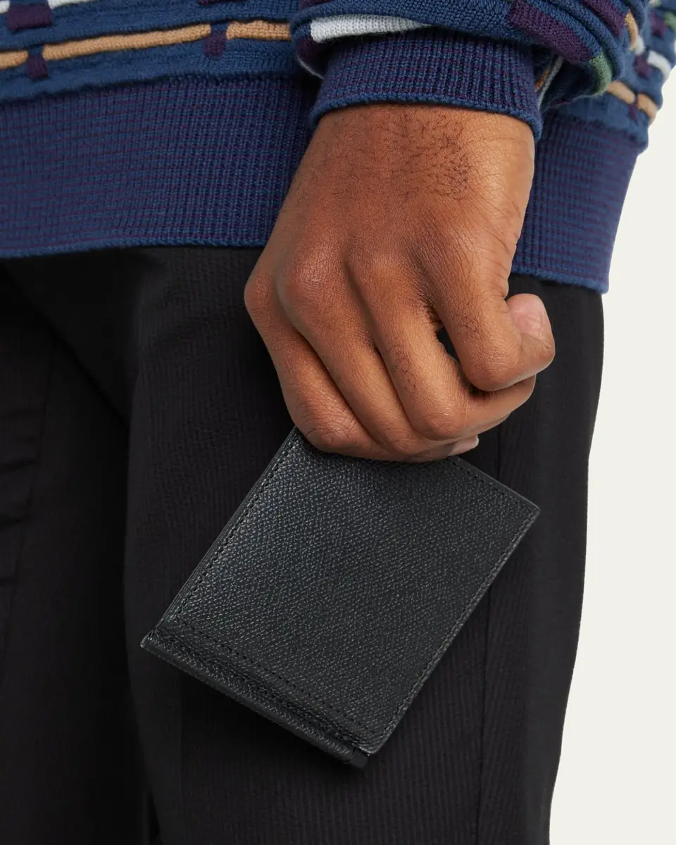 Valextra Men's Grip 6-Card Holder | Thumbnail 2 Valextra Men's Grip 6-Card Holder | Thumbnail 2