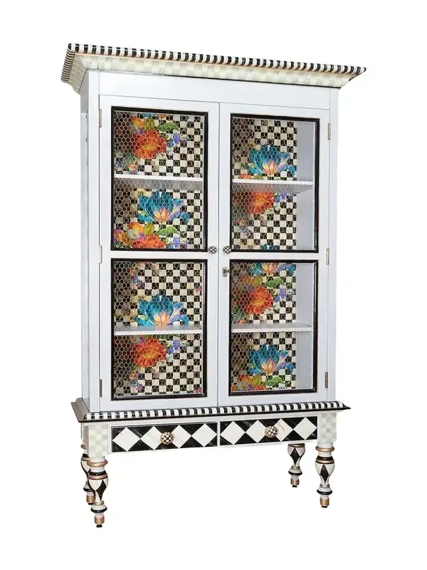 MacKenzie-Childs Flower Market Cabinet
