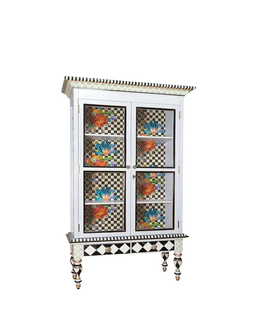 MacKenzie-Childs Flower Market Cabinet | Image 1 MacKenzie-Childs Flower Market Cabinet | Image 1