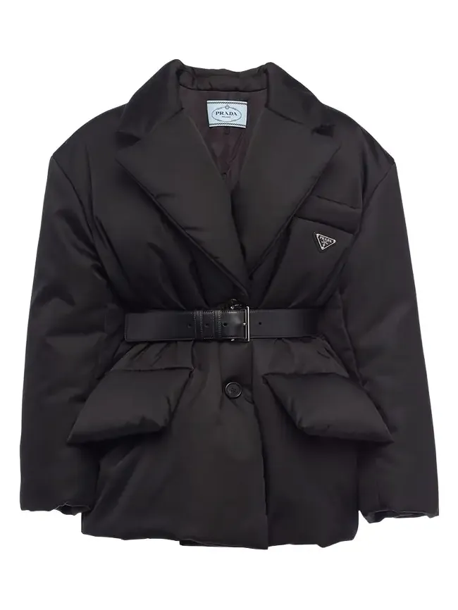 Re-Nylon Belted Down Jacket Re-Nylon Belted Down Jacket