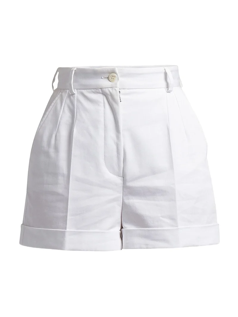 Dolce & Gabbana High-Rise Gabardine Shorts