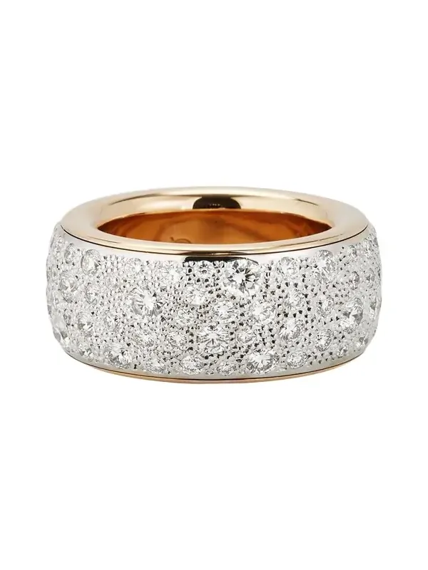 Iconica Maxi Band Ring with White Diamonds Iconica Maxi Band Ring with White Diamonds
