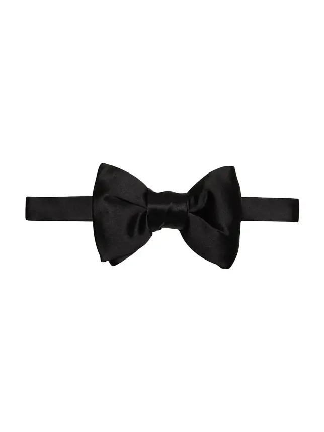 Men's Pre-Tied Silk Bow Tie
