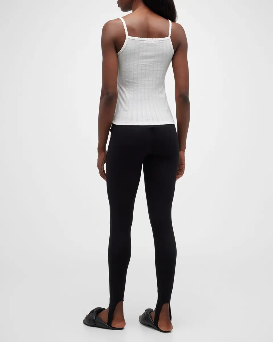 LESET Cotton Pointelle Scalloped Tank Top | Thumbnail 5 LESET Cotton Pointelle Scalloped Tank Top | Thumbnail 5