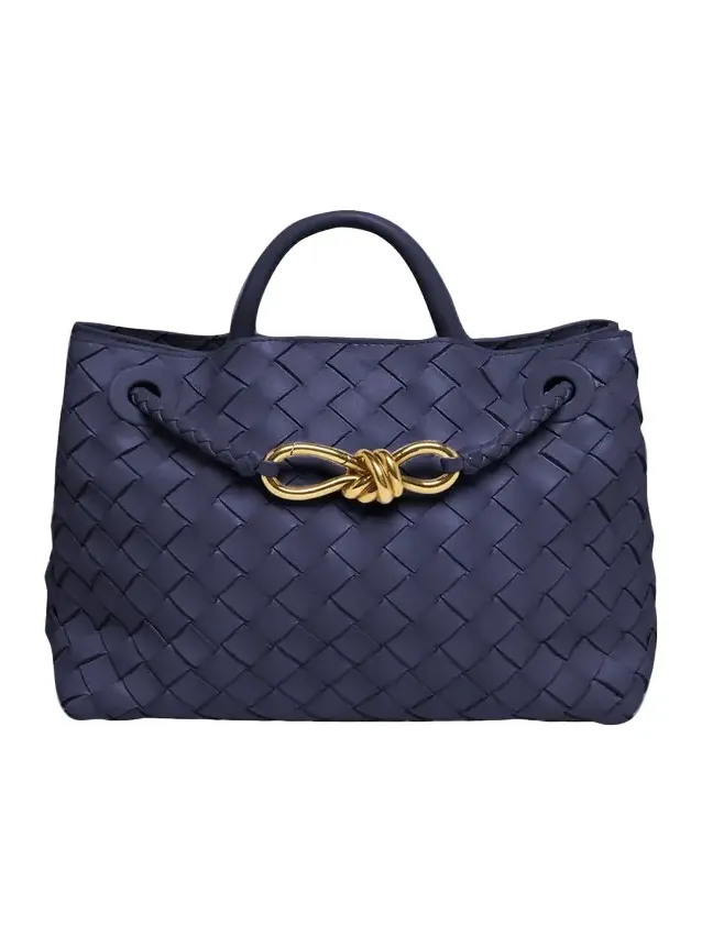 Andiamo Small Leather Top-Handle Bag