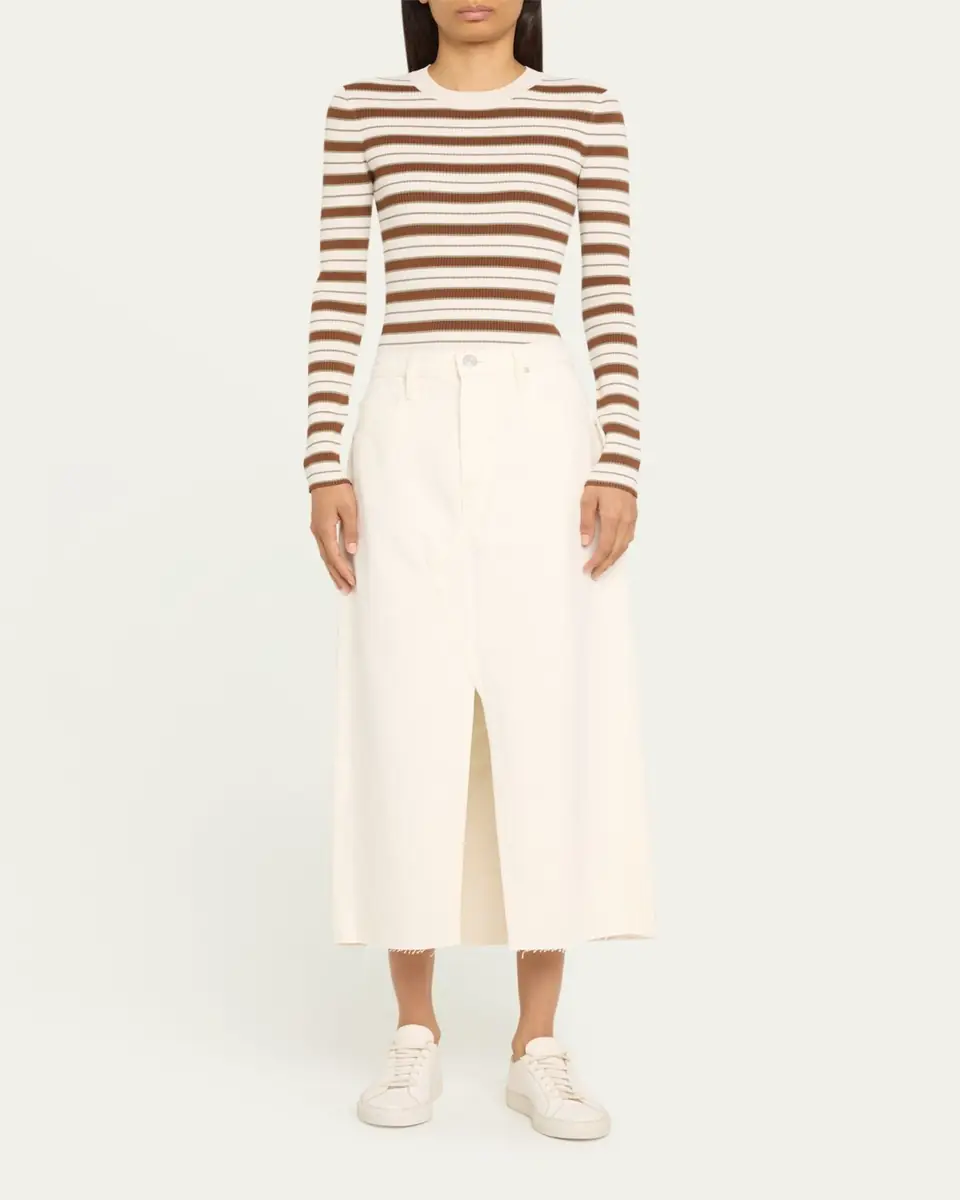 FRAME The Midaxi Denim Skirt | Thumbnail 2 FRAME The Midaxi Denim Skirt | Thumbnail 2