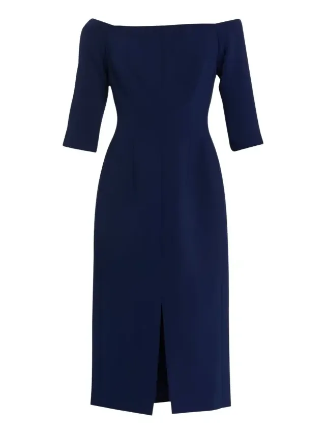 Off-Shoulder Midi Dress