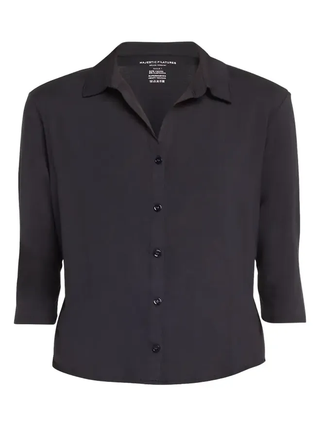 Soft Touch Semi-Relaxed Button-Front Shirt Soft Touch Semi-Relaxed Button-Front Shirt