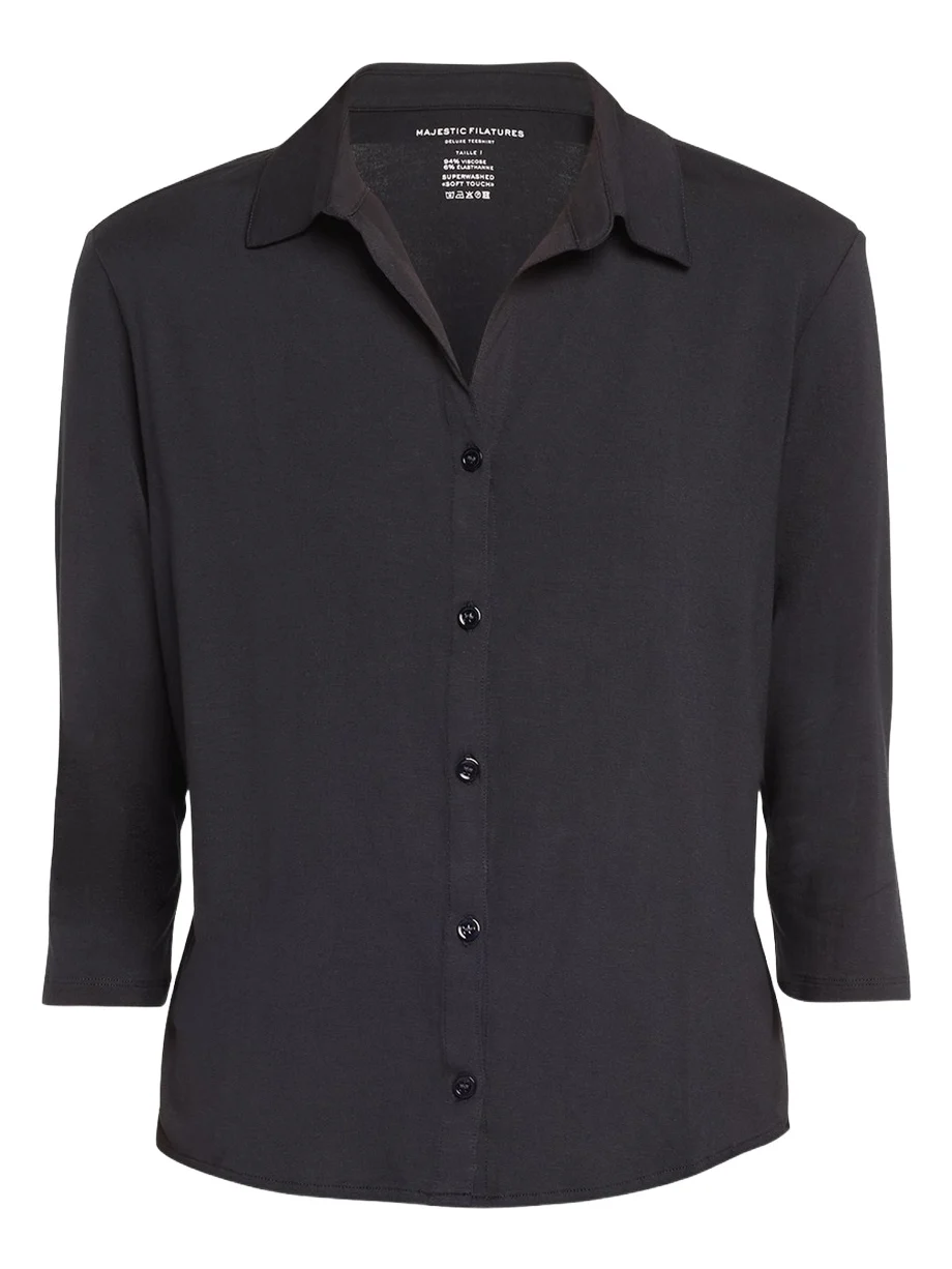 Soft Touch Semi-Relaxed Button-Front Shirt Soft Touch Semi-Relaxed Button-Front Shirt