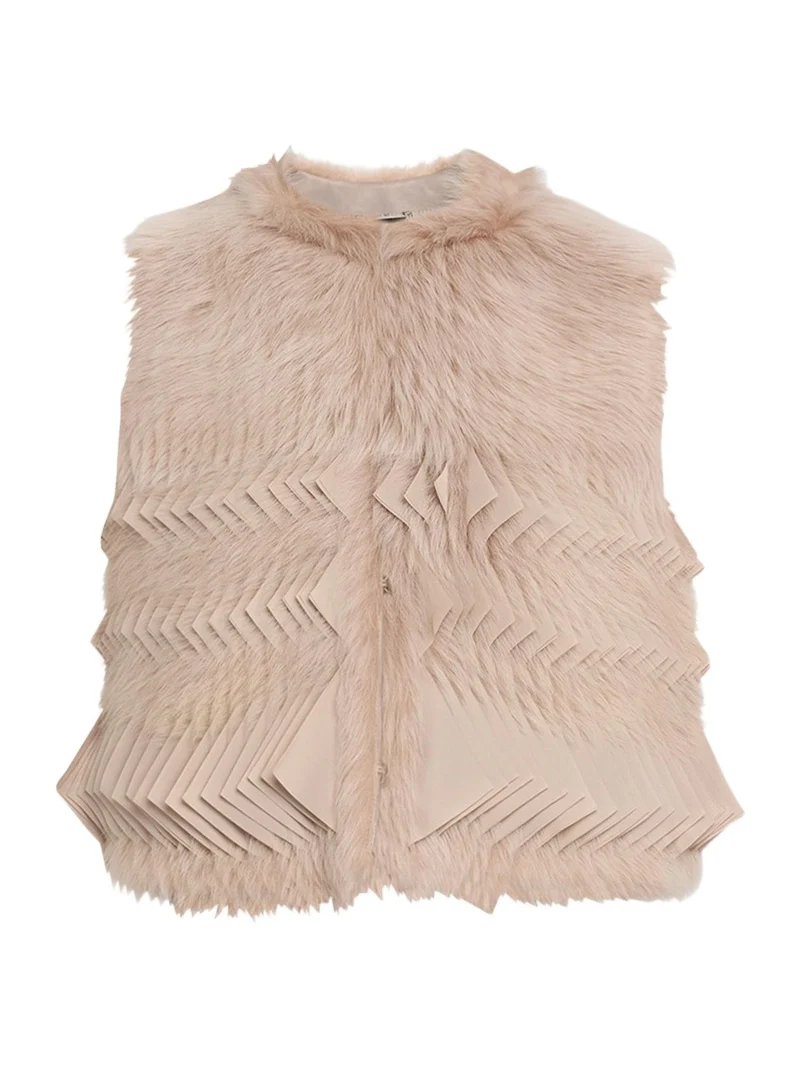 Shearling Silk Vest Shearling Silk Vest