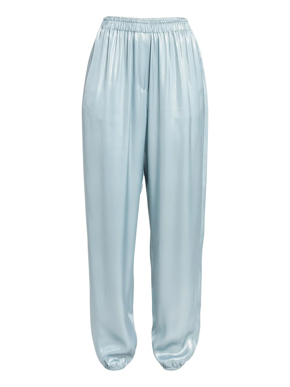 Laminated Viscose Satin Jogger Pants Laminated Viscose Satin Jogger Pants