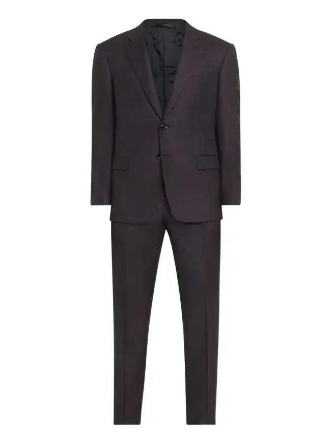 Men's Micro-Textured Wool Classic Fit Suit Men's Micro-Textured Wool Classic Fit Suit